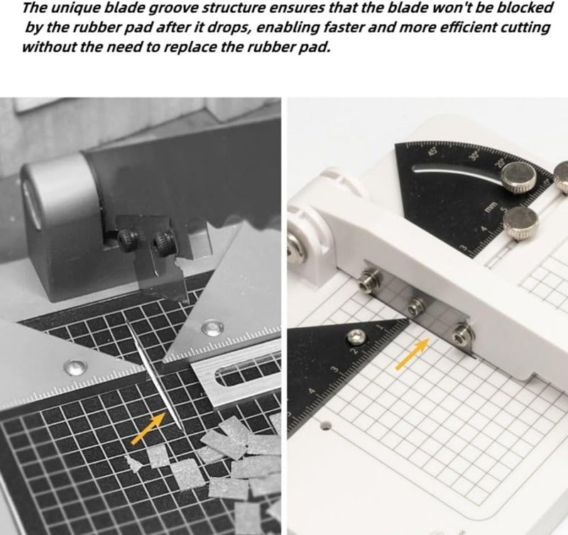 ANSAI Miter Cutter, Angle Cutting Station with 3 Replacement Blades, Assembly Required - Image 5